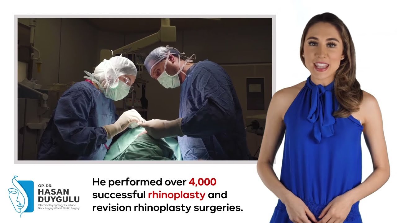 Operator Doctor Hasan Duygulu has 12 years experience in nose-job surgery.