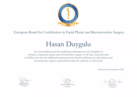 2026 Certificate Hasan Duygulu